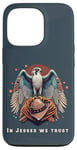 iPhone 13 Pro In Jesses We Trust Epic Cool Falconry Falconer Bird Hawking Case