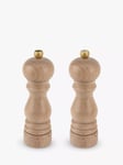 Peugeot Paris u'Select Manual Adjustable Beech Wood Salt & Pepper Mills, Set of 2, 18cm