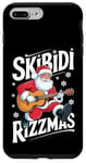 Coque pour iPhone 7 Plus/8 Plus Skibidi Rizzmas Guitare Père Noël drôle Noël