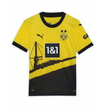 Kortærmet fodboldtrøje til børn Puma BVB Home Jersey Replica Jr (116 cm)