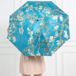 Pliant Parapluie Coupe-Vent Peinture à l'huile Parasol Parapluie Femme Parapluie extérieur Parapluie de Protection Solaire Gaodpz (Couleur : Color G)