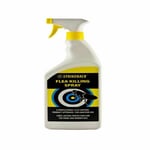 Strikeback Flea Killing Spray 1 Litre, Cat Dog Flea Killer Professional Home Use