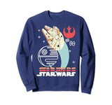 Star Wars Millennium Falcon Death Star Colorful B1 Sweatshirt