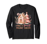 Gingerbread House Christmas Sweet Holiday Season Gift Long Sleeve T-Shirt