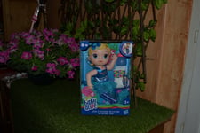 poupee neuve baby alive sirene bleu elle fait pipi superbe