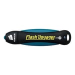 Clé USB Corsair Flash Voyager 64 Go - USB 3.0 - Bleu - Jusqu'à 190 Mo/s