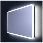 Miroir de Salle de Bain Eclairé Avec LED DANUBIO 120x60cm Angles Arrondis - GS-155