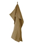 Viskestykke-Hør Basic-Vasket Home Textiles Kitchen Textiles Kitchen Towels Brown Au Maison