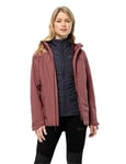 Jack Wolfskin Glaabach Veste 3 en 1 W, Beurre d'Apple, XS Femme