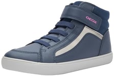 Geox Fille J Gisli Girl C Basket, Navy, 39 EU