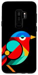 Galaxy S9+ Geometric Minimalism Modern Illustration Nightingale Bird Case