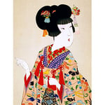 Chikanobu True Beauty Kimono Japan Wall Art Print