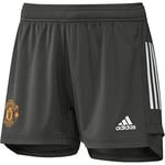 adidas 20/21 MUFC Training Short d'entraînement Femme, legear, FR : S (Taille Fabricant : S)