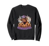 Funny Farm Halloween Shirt Howdy Halloween Yall Bull Pumpkin Sweatshirt