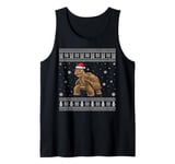 Tortoise Lovers Men Women Santa Ugly Xmas Sweater Tank Top