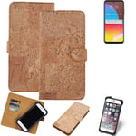 FOR HTC Desire 21 Pro SMARTPHONE CASE COVER WALLETCASE CORK