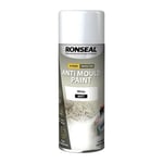 Ronseal QDAMAWM 6 Year Anti Mould Spray Aerosol White Matt 400ml