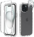 Coque Compatible Avec Magsafe Iphone 14 Pro Max 360 Degrés Full Body Protection Avec Protège D'écran Film Intégrée Iphone 14 Pro Max Antichoc Etui Robuste Case Pour Iphone 14 Pro Max 6.7" Schwarz