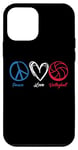 Coque pour iPhone 12 mini Peace Love Volleyball Joueurs Coeur Lovely Ball Sport Lovers