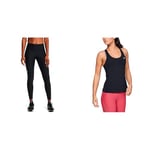 Under Armour Women HG Armour HiRise Leg, Super-Light Sports Leggings for Women, Comfortable & Women UA HeatGear Racer, Tight-Fit Women's Vest with Soft Feel