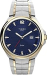 Timex Solar 43mm Montre en Acier Inoxydable pour Homme TW2V39700