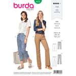 Burda 6432 - Bukser EUR: 34-46, US: 8-20