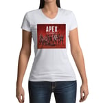 T-Shirt Femme Col V Apex Legends Characters Battle Royale Jeux Video