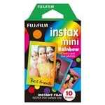 Fujifilm Instax Mini 1x10 kpl valokuvapaperi , Rainbow