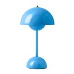 &Tradition Flowerpot portable bordslampa VP9 Swim blue