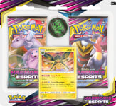 Pokemon (SL11) Pack 2 boosters Soleil et Lune-Harmonie des Esprits Modèle aléatoire, 2PACK01SL11