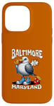 Coque pour iPhone 14 Pro Max Baltimore Maryland Seagull French Fries Souvenir drôle