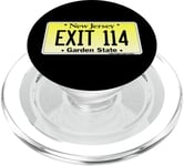 Sortie 114 de plaque d'immatriculation New Jersey NJ GSP Parkway PopSockets PopGrip pour MagSafe