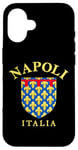 Coque pour iPhone 16 Drapeau de l'Empire romain de Naples - Souvenir de l'Italie - Drapeau Napoli