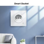 (WiFi Version)Smart Socket Outlet 95-245V Smart Socket Smart Timing Socket 16A