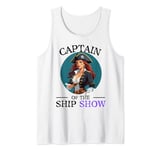 Captain Of The Ship Show. Birthday Pirates Outfit Tank Top