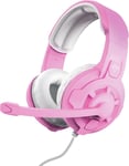 Gxt 411p Radius Casque Gamer Multiplateforme Pour Pc, Ps5, Ps4, Xbox, Nintendo Switch, Mobile, Over Ear, Jack 3.5mm, Contrôle Du Volume, Microphone Réglable - Rose