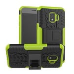 Samsung Galaxy J2 Core      Heavy Duty Case    Green