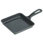 Lodge Cast Iron Square Skillet with Handle 5.5" Use in Oven Grill Stove Campfire