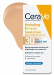 CeraVe Tinted Hydrating Mineral Sunscreen SPF 30 Face Sheer Tint 50ml 1.7 fl oz