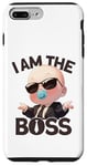 Coque pour iPhone 7 Plus/8 Plus Baby Boss « I Am The Boss » Like A Boss Kids