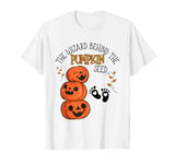 The Wizard behind the Pumpkin Seed Halloween Pregnancy Men T-Shirt