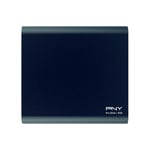 PNY Pro Elite CS2060 Color Edition 250 Go USB 3.2 Gen 2 Portable SSD Type-C Bleu Foncé