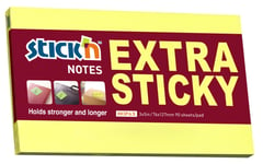 Notes Stick'n Extra Sticky Gul 76X127mm 90Blade - (6 Stk.)