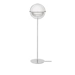 Gubi - Multi-Lite Floor Lamp, Chrome/ white - Skärmlampor - Louis Weisdorf - Silver