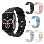 Colmi P28 Plus Bluetooth Answer Call Smart Watch Miesten Ip67 Vedenpitävä Naisten Dial Call -Älykello Gts3 Gts 3 Android Ios -Puhelimelle_Black with 5 straps