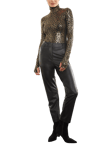 Commando Faux Leather 7/8 Trousers, Black