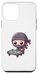 Coque pour iPhone 12 mini Pool Ninja Joueur De Billard Jouant Au Billard Ninja