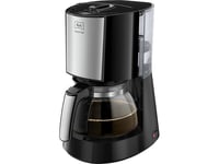 Melitta Enjoy Top, Filter Kaffemaskine, 1,2 L, Malet Kaffe, Sort