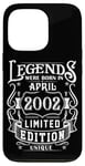 Coque pour iPhone 13 Pro Anniversaire Avril 2002 Édition Limitée Cadeau Utilisé April