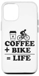 iPhone 13 Coffee Plus Bike Equals Life Case